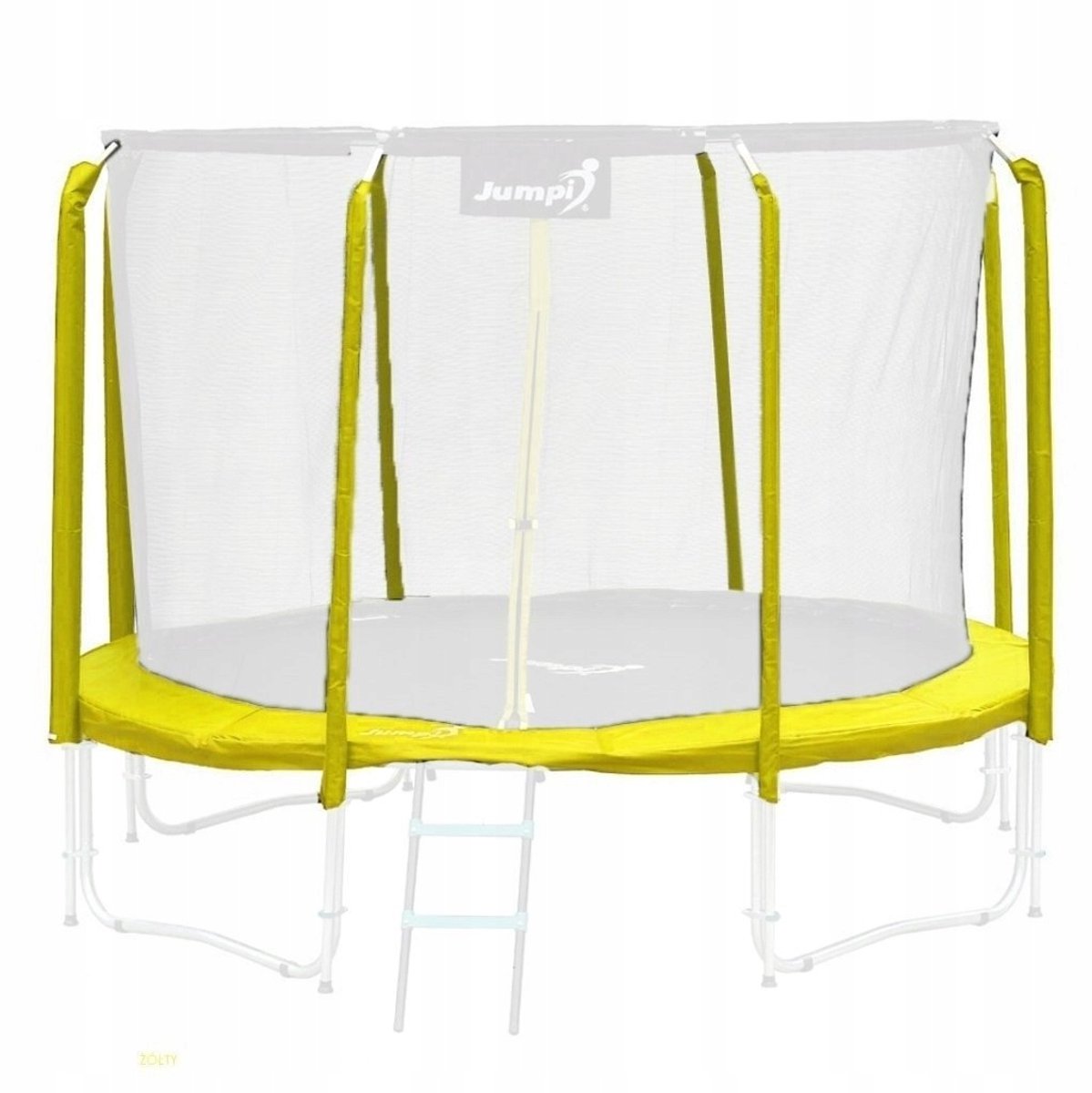 Trampoline Veiligheidsrand 8 FT 252 cm JUMPI Geel