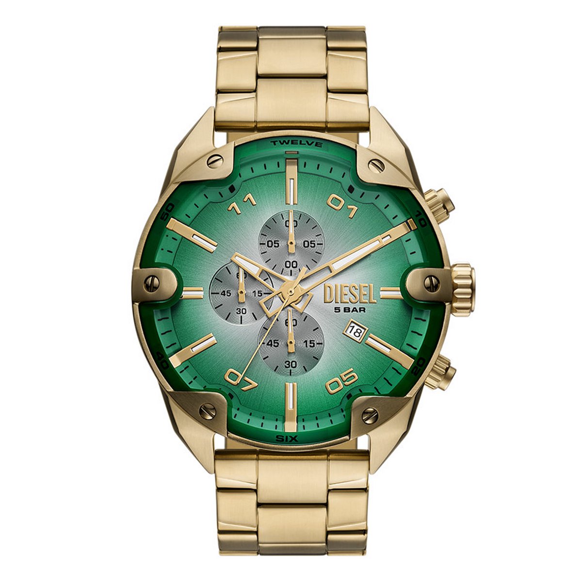 Diesel Spiked DZ4685 - Herenhorloge - Ø 49 MM