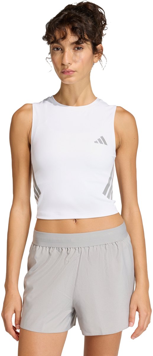 Adidas Performance Adi365 Iconic Hardloopcroptop - Dames - Wit