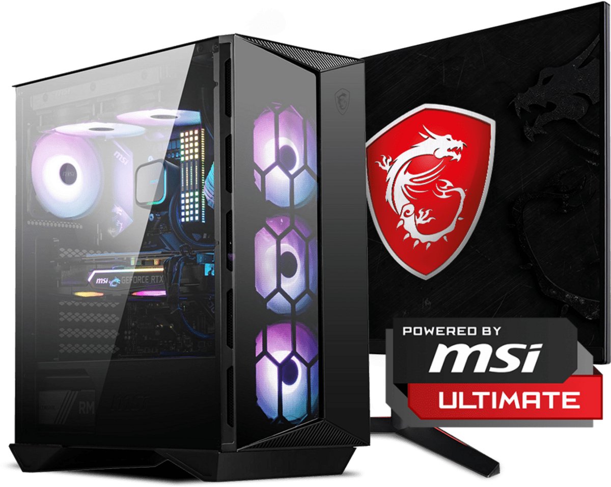 GAMING PC - Powered by MSI - GeForce RTX 5070 Ti 16GB - Intel Core Ultra 7 - 265KF - 32GB DDR5 - 2TB SSD - WiFi + Win 11 Home - GAMING - €2.399,00