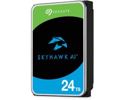 Seagate SkyHawk AI Serie - Interne Harde Schijf - 24TB - NVR Optimalisatie - 550 TB/jaar