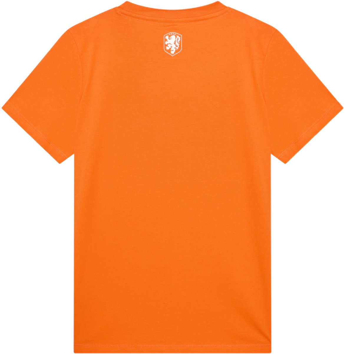 Nederlands Elftal Big Logo T-Shirt Heren - Maat S - Oranje - KNVB - Fankleding - Officiële Merchandise - Voetbal - Fan Shirt
