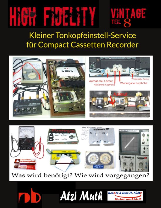 Kleiner Tonkopfeinstell-Service für Compact Cassetten Recor ... - cover
