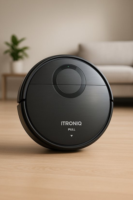 ITRONIQ T7S Robotstofzuiger met Dweilfunctie Zwart 8000W - Robotstofzuiger - €199,00