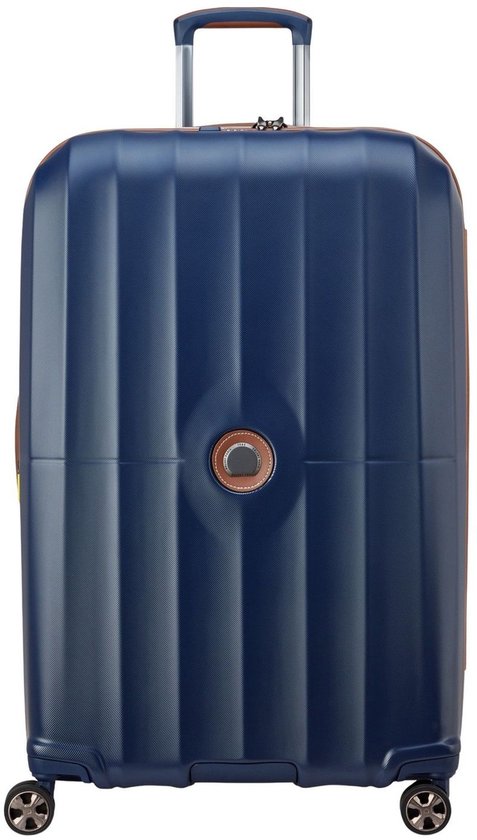 Delsey Carrousel 2 Grote Reiskoffer 77 cm Expandable – 102L – 5 kg – Polycarbonaat – TSA Slot – Zip SECURITECH® 2 – 5 Jaar Garantie - Blue