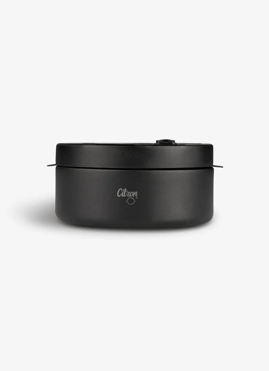 Citron Voedselbewaarpotje - 400ml - Ø15xH8cm - Black