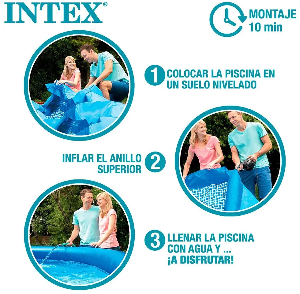 Intex Easy Set Pool - Ø 244 x 61 cm