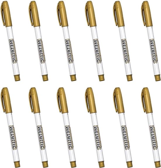 QttvbTna 3 stuks metallic chroom zilveren markers, waterdichte spiegel reflecterende chroom verfpen, spiegel acryl pennen verf, glans permanente vloeibare chroom pen voor model metaal (0,8 mm, 1 mm, 2