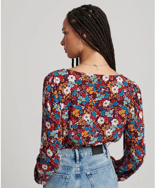 Superdry - Haut Vintage noué sur le devant - Femme - T-shirts