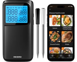 Inkbird Vleesthermometer Dual Mode Super WiFi en bluetooth & 5 Multi-Sensor Ultra Model 2026