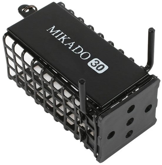 Mikado Vierkante Voerkorf met Krab - 20 g - 25x30x44 mm - Zwart - Feeder Accessoire van Mikado — afbeelding 2
