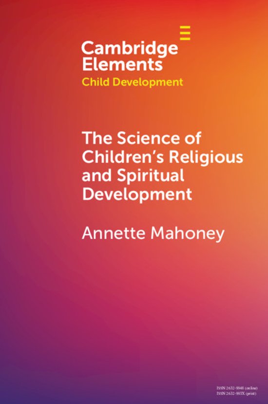 Elements in Child Development-The Science of Children's Reli ... - cover