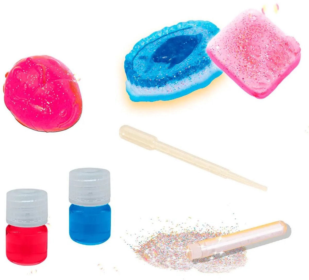 SES Creative - Hobby Pink - Glitter Zeep - Knutselen Meisjes - Zelf Zeep Maken - Vanaf 7 jaar — afbeelding 9