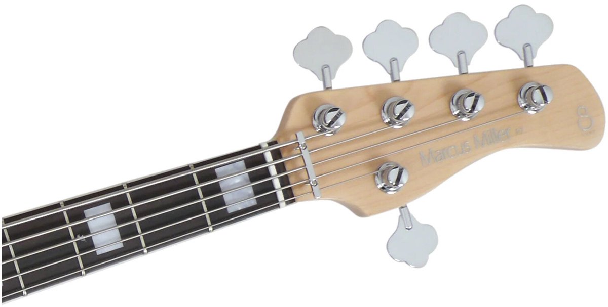 Sire P7+ A5/AWH Marcus Miller 5-snarige basgitaar Antique White