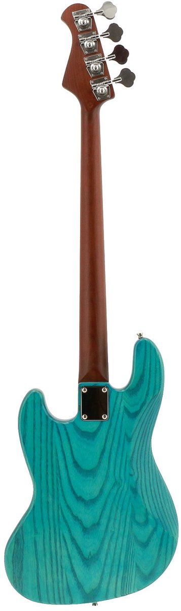 Fazley Outlaw Series Judge Plus Blue elektrische basgitaar met gigbag