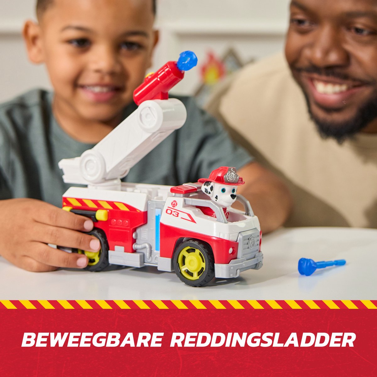 PAW Patrol - Brandweerredding - Marshall's Brandweerwagen - speelgoedauto met speelfiguur — afbeelding 4