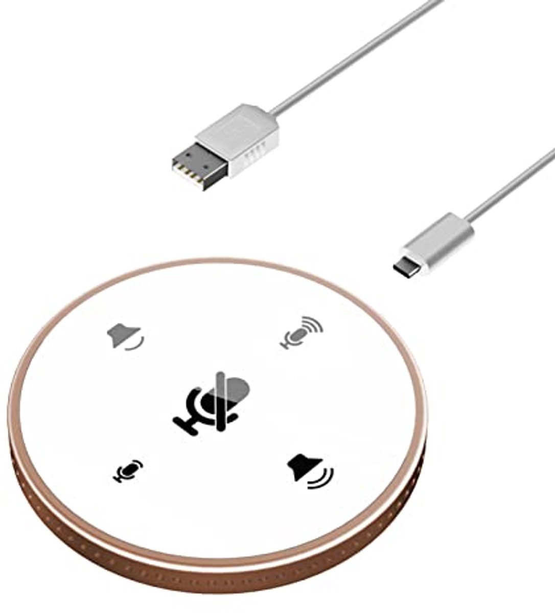 Omnidirectionele USB Conferentieluidspreker en Microfoon voor Videoconferenties