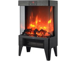 Elektrische haard met afstandsbediening – 2000W – 3D vlammen – Thermostaat