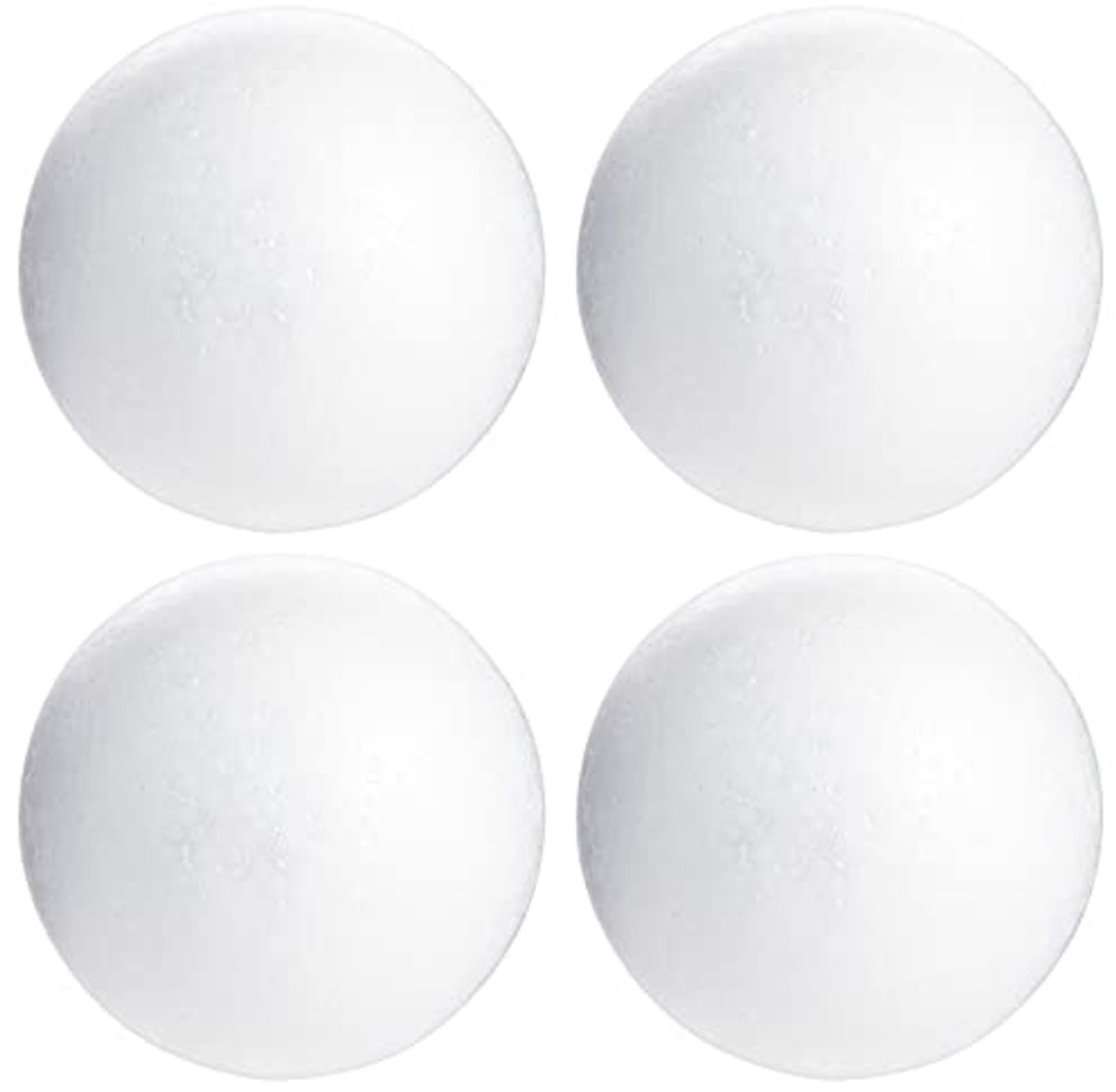 Ronde schuimballen voor ambachten en DIY projecten (5 inch, 4 pack)