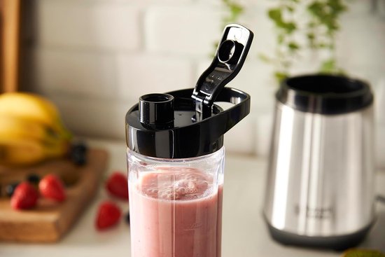 Thijox - Krachtige Blender & Smoothie Maker to Go - 600ml Drinkfles - BPA-vrij, Vaatwasserbestendig, Onbreekbaar - RVS, Perfect voor Sport, Camping, K van Thijox — afbeelding 5