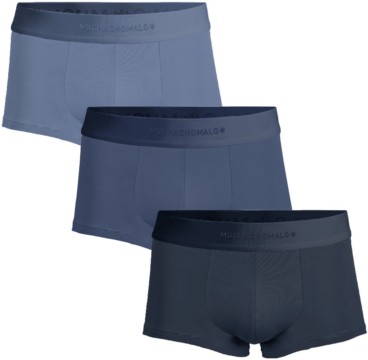 Muchachomalo Heren Trunks - 3 Pack - Maat 3XL - Pima Katoen - Mannen Onderbroek
