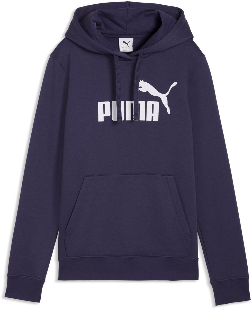 PUMA ESS No. 1 Logo Hoodie FL s Dames Trui Deep Plum