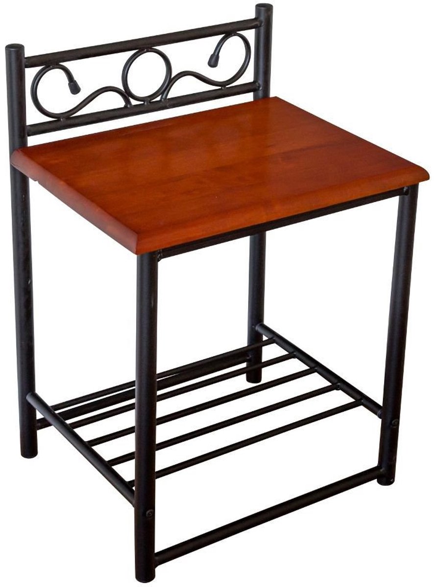 Homestyle4u Nachtkastje - Bijzettafel - Metalen - Kast