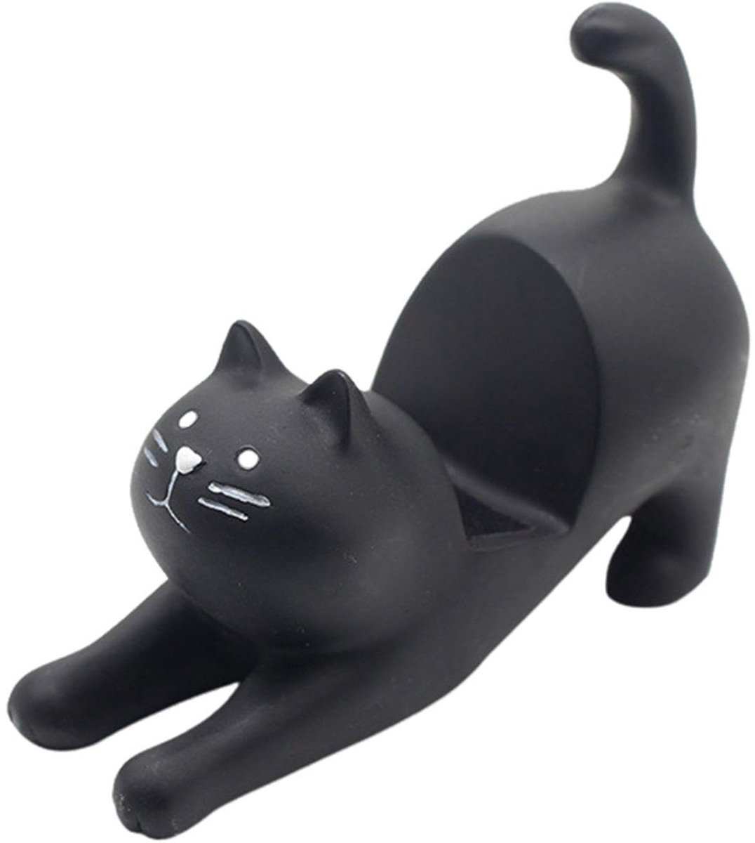 Unyqoos® Creatieve telefoonhouder met kattenontwerp voor bureau en tafelgebruik