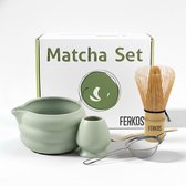 Ensemble à matcha avec bol et fouet, kit à matcha japonais