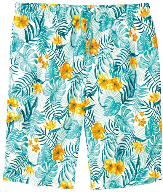 ATLAS POUR HOMME - Bermuda de bain hawaïen - Homme - Disponible en grandes tailles - XL