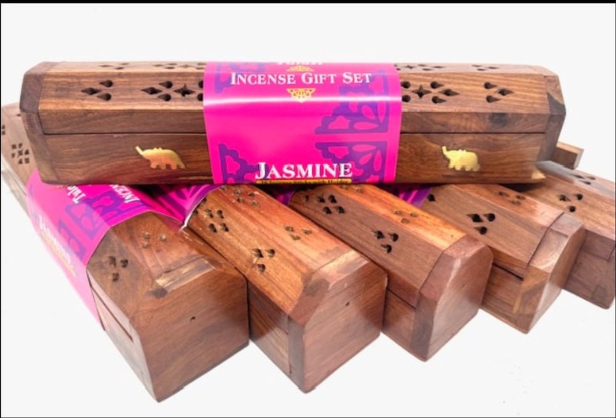 Wierookkist met Jasmine Wierookstokjes