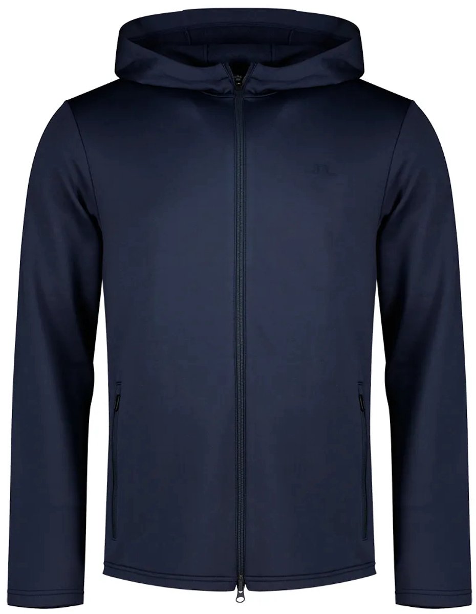 J.lindeberg Aerial Hood Sweatshirt Met Rits Blauw M Man