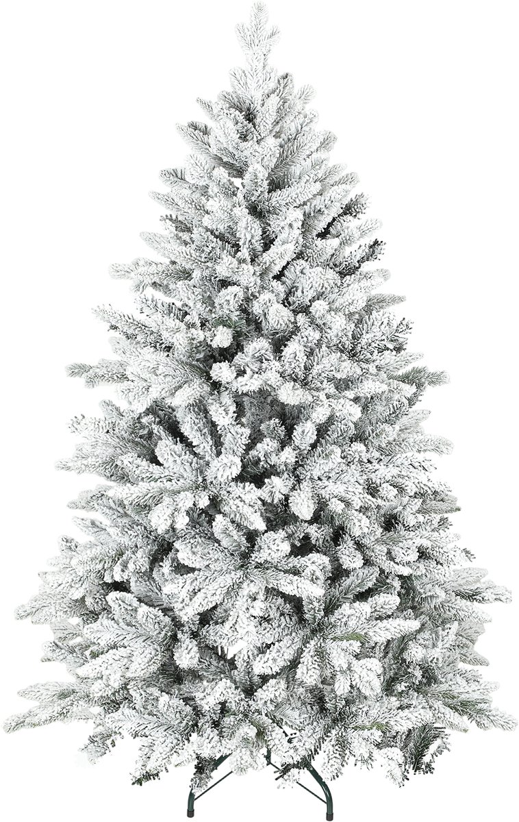 HOMCOM Kerstboom - Kunststof - 102x102x150cm - Groen