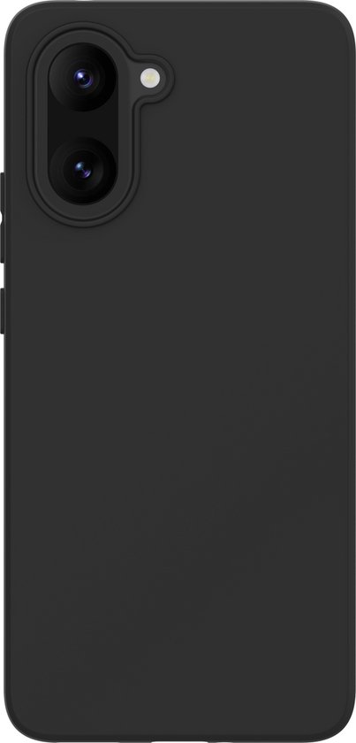 Cazy hoesje met koord geschikt voor OnePlus Nord CE5 Hoesje met Koord - Flexibele Case - Zwart