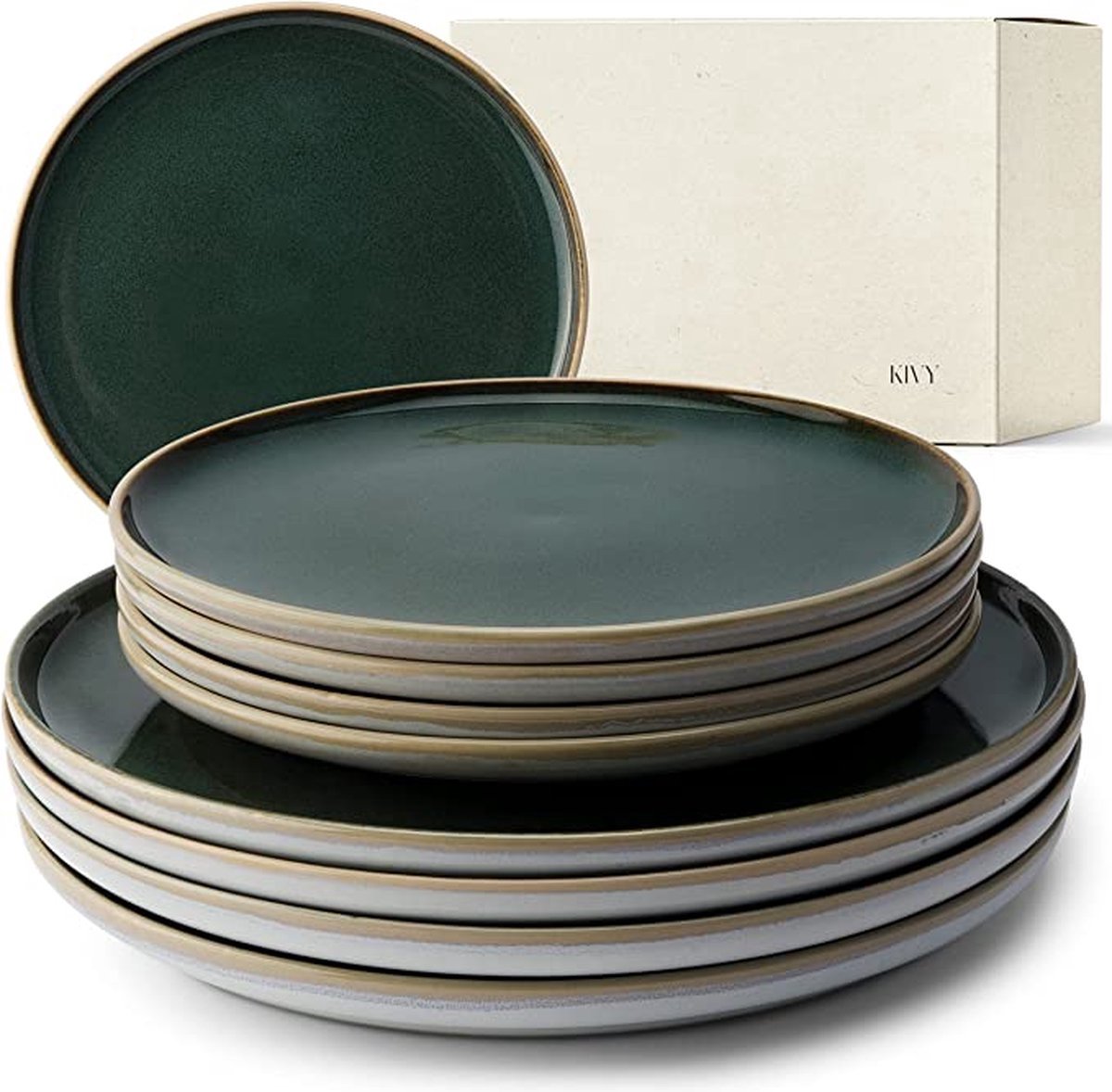 Thuys – Serveerschaal Set – Soepborden – Grote Salade Serveerschalen – Bordenset