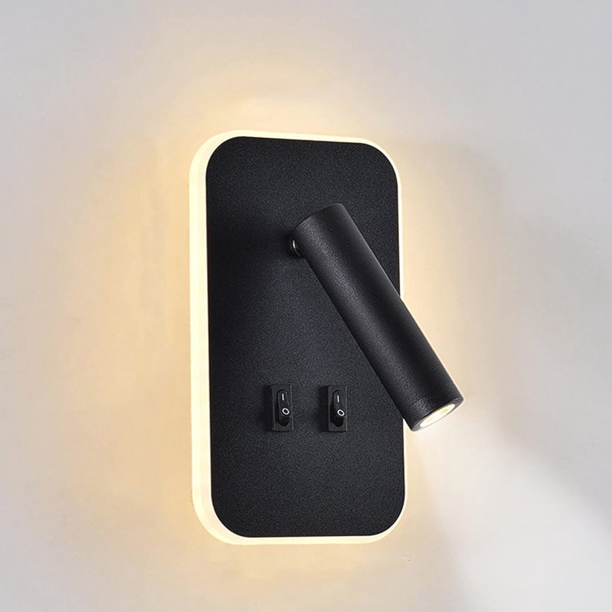 Moderne LED-wandlamp met verstelbare schijnwerper - 12W warm wit licht voor slaapkamer en woonkamer