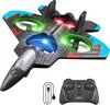 Jojoy - RC Vliegtuig Drone - Straaljager - LED Verlichting - 2.4GHz Afstandsbediening - Binnen en Buiten - EPP Schuim - Oplaadbaar - FLYTOR