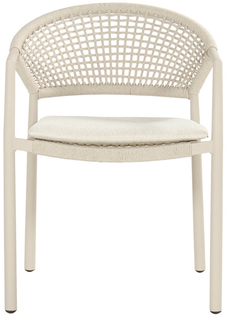 Hartman Taragona chaise de jardin empilable rope dining - Sable