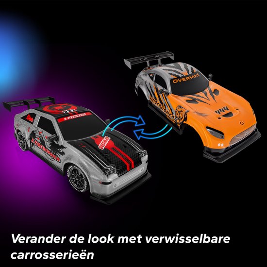 Voiture télécommandée OVERMAX X-Drifty - 20 km/h - 4x4 - Eclairage LED - Jeux - Jouets Voiture télécommandée OVERMAX X-Drifty - 20 km/h - 4x4 - Eclairage LED - Jeux - Jouets