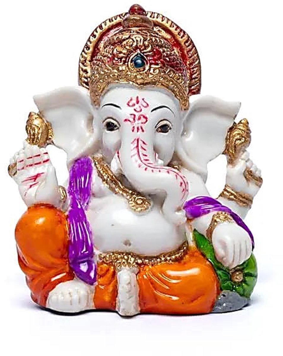 Ganesha met attributen – 7 cm x 8 cm
