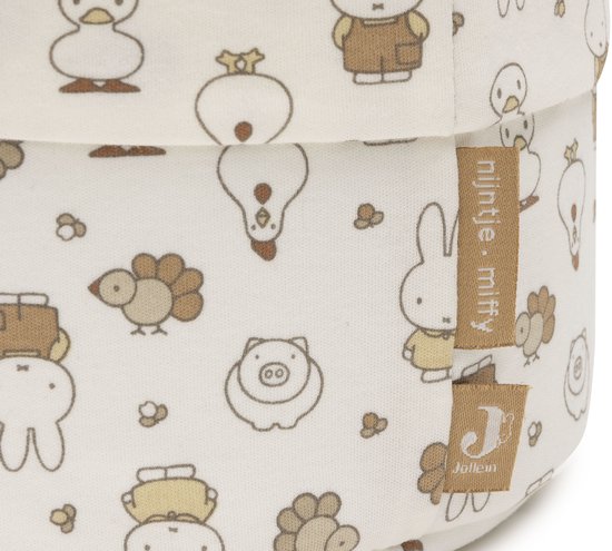 Jollein Commode Mandje - Miffy Family Farm - Ø19 cm — afbeelding 2