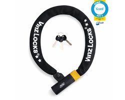 VINZ Salado ART 2 Gekeurd Fietsslot 90cm - ANWB Slotentest: GOED - ART 2 Sterren Kettingslot vr Verzekering Elektrische Fietsen, E-bikes & Fatbike Slot - 3 Sleutels