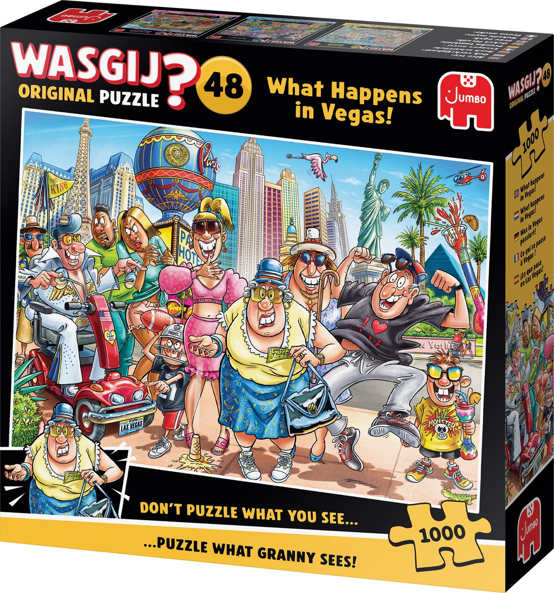 Wasgij Original 48 What Happens in Vegas! - Puzzel 1000 stukjes volwassenen - Legpuzzels — afbeelding 9