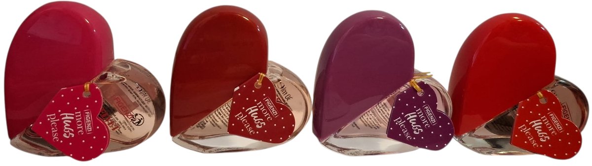 FIGENZI PARFUM SET 4 STUKS EAU DE PARFUM LOVE - VALENTIJN - VOOR DAMES