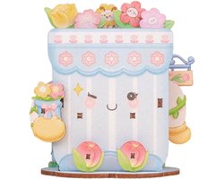 CuteBee Book Nook - Modelbouw - Houten 3D Puzzel - DIY Bouwpakket Kinderen - Boekensteun - Boekenhouder - Flower Shop