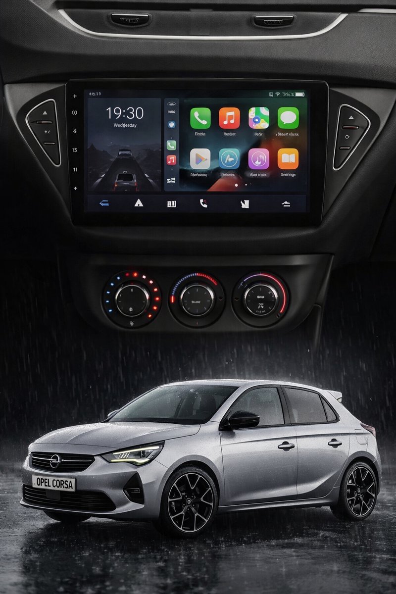 ADIVOX T4 9 inch geschikt voor Opel Adam 2013-2016 CarPlay/Auto/Wifi/RDS/DSP/5G/QLED/DAB+