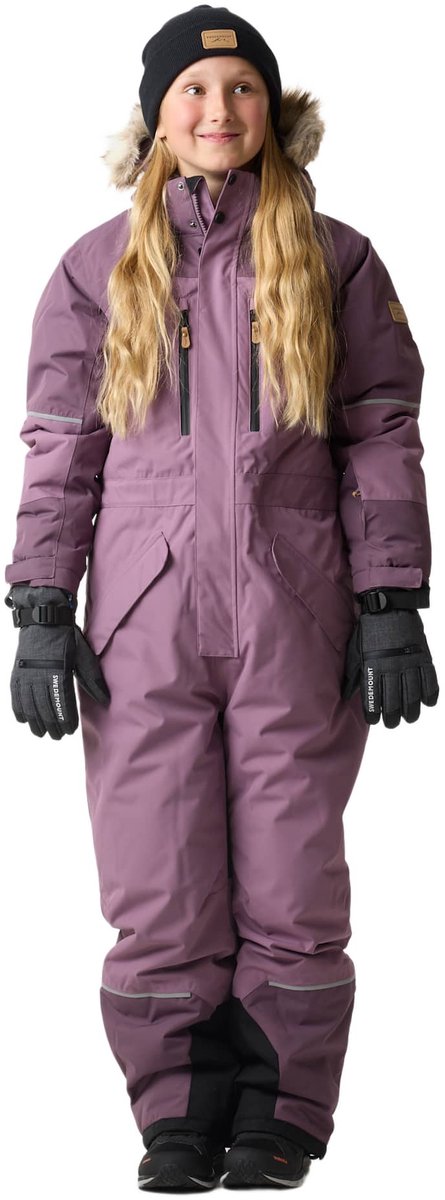 Swedemount Hafjell Winter Overall – Junior overall Dk. Mauve/pale Mauve