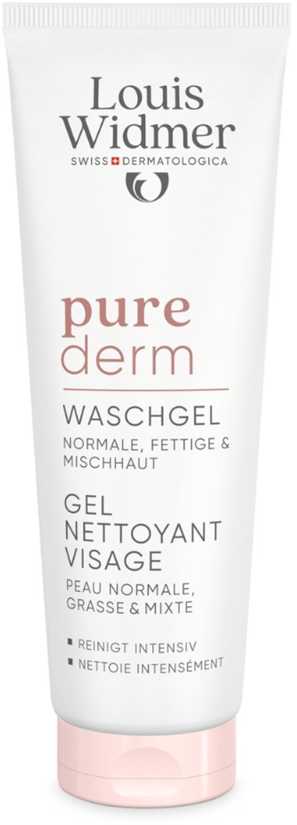 WIDMER PURED WASH GEL GEZICHT ZPARF 125ML