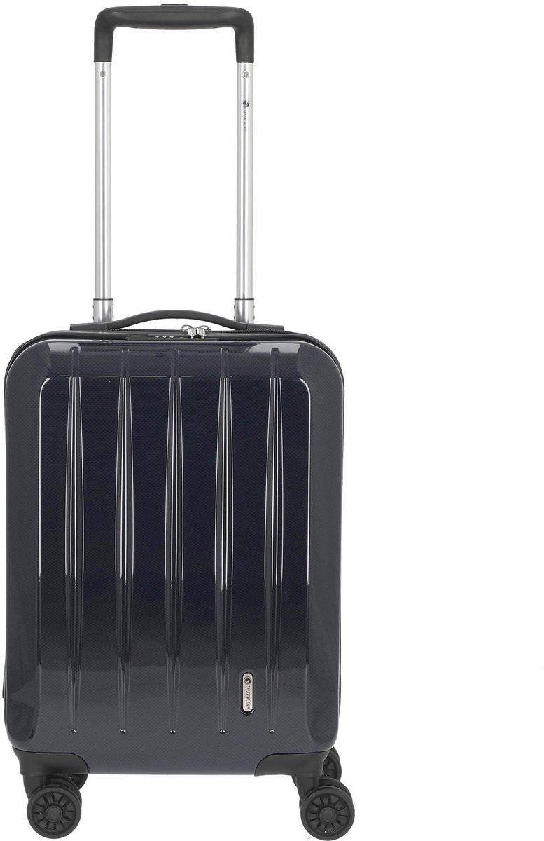 CHECK.IN London 2.0 - 4-wiel trolley 50 cm (carbon blau)