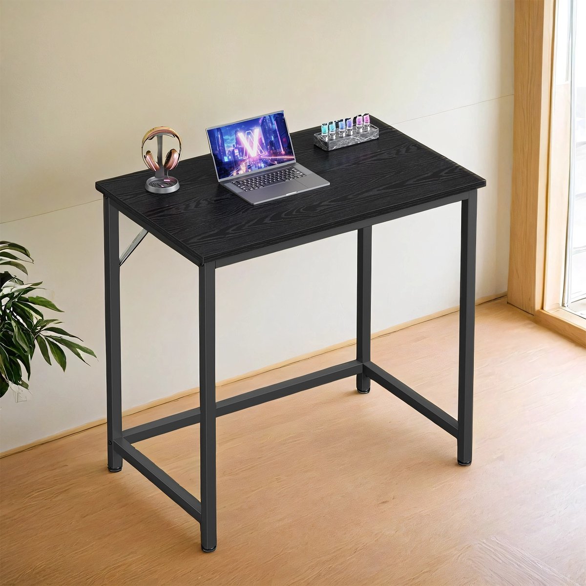 Bureau – Klein computerbureau – 50 x 80 x 76 cm – Eikenwit